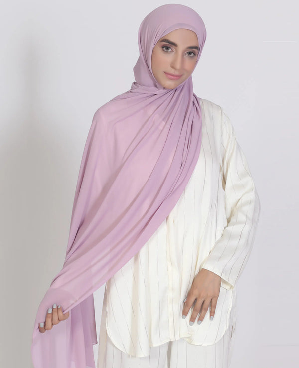 Classic Chiffon Hijab Lilac Breeze