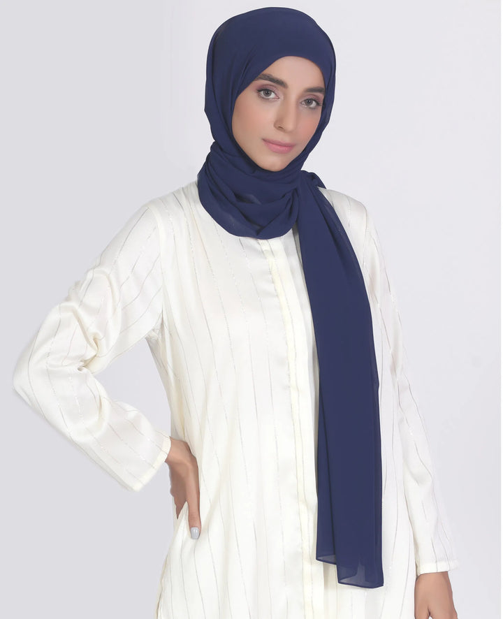 Classic Chiffon Hijab Navy