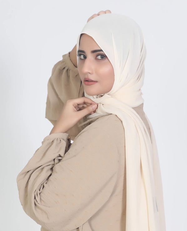 Classic Chiffon Hijab Pearl