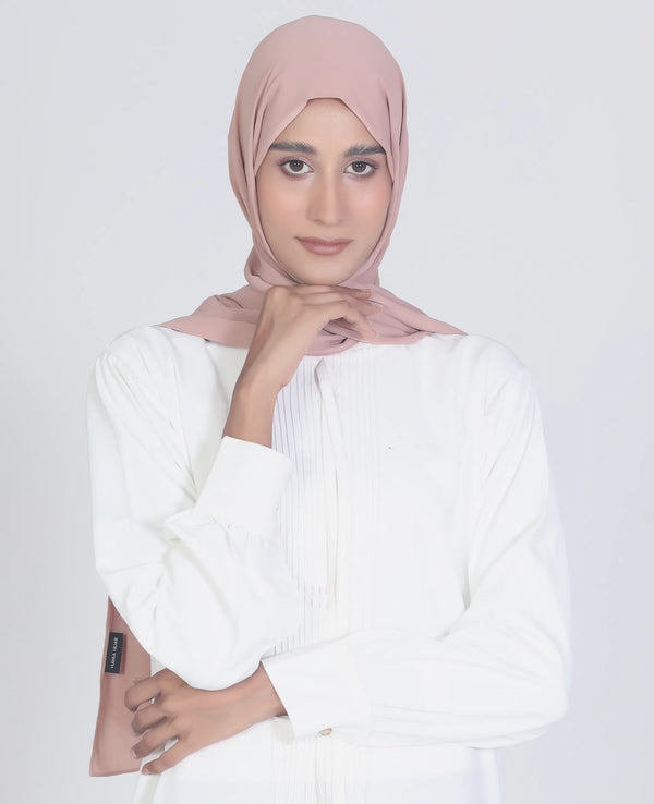Premium Chiffon Hijab Dusty Rose