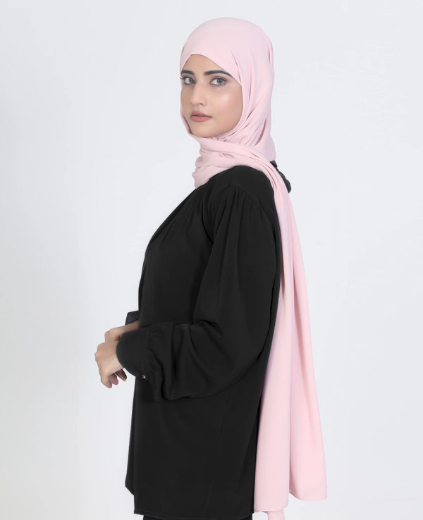 Premium Chiffon Hijab Rose Quartz