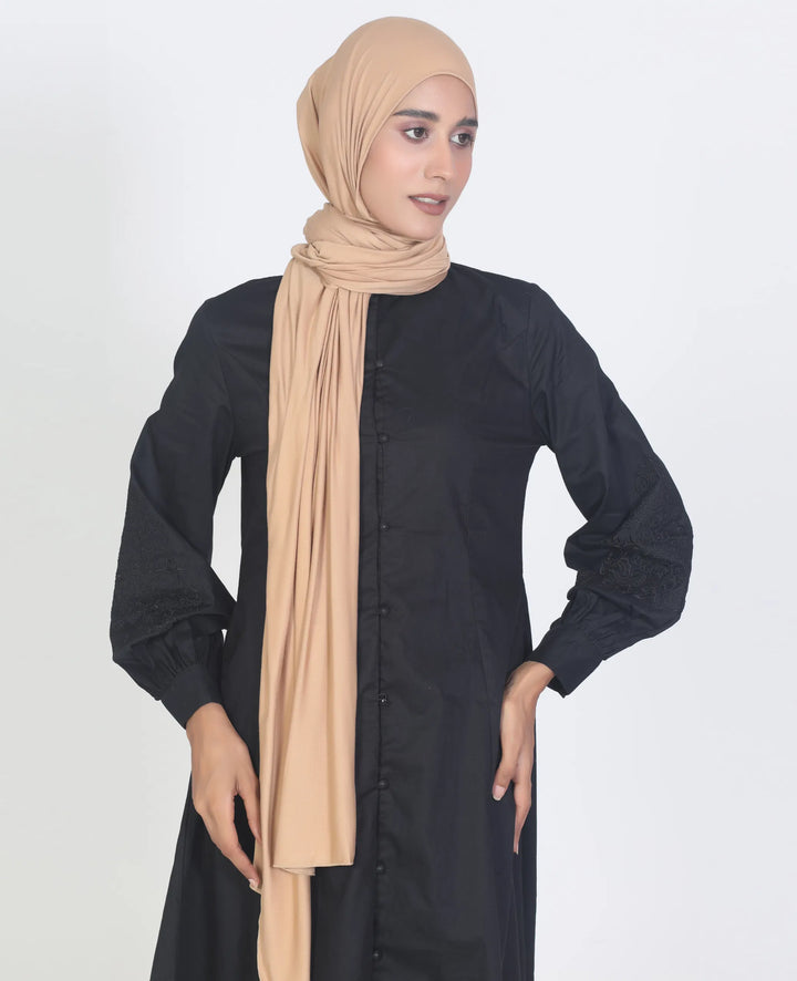Premium Jersey Hijab Buttercream