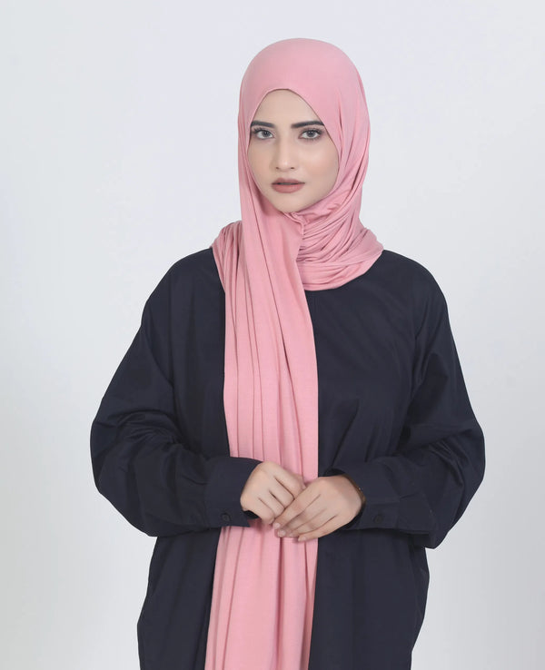 Premium Jersey Hijab Rose Pink